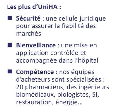 Avantages qu'offre UniHA